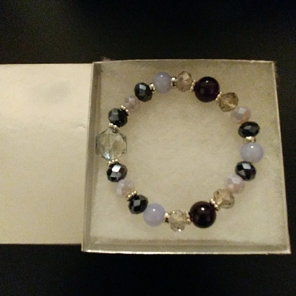 Evening Crystal Metallic Bracelet - Picture 5 of 8